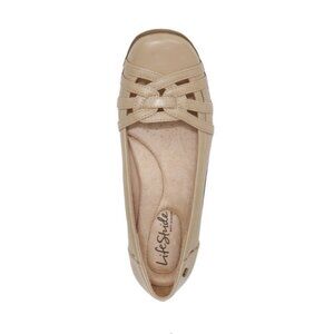 LifeStride Soft System Beige Flat Shoes Women 7M Comfortable Every-day Casual